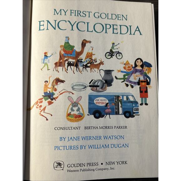 My First Golden Encyclopedia 1971 Edition Complete In One Volume Children’s Ed - Picture 6 of 14